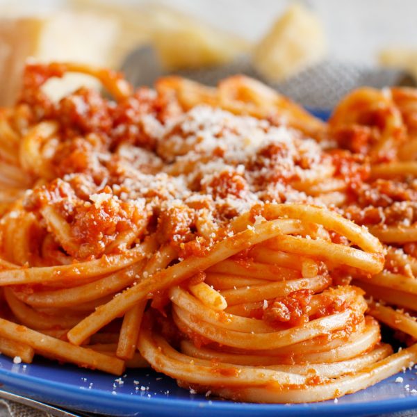 Fairfax Food Service Spaghetti with Meat Sauce