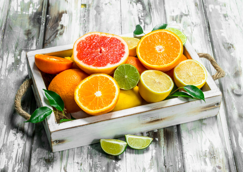 citrus fruit with vitamin c